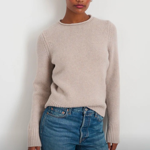 NWT Alex Mill Jamie Sweater in Camellia - Picture 3 of 6